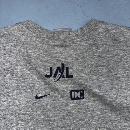 Nike Honolulu 2002 VTG T Shirt Silver Tag Marathon Running Floral Box Logo Y2K