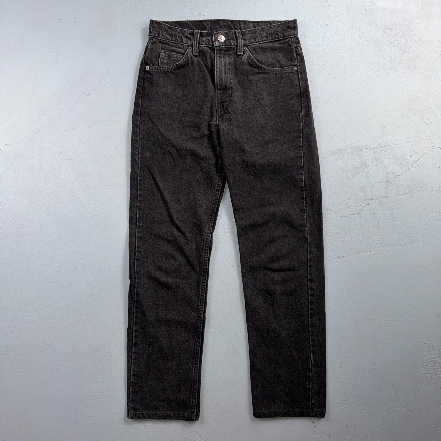 Levis 505 Vintage 90s 40505 Orange Tab Black Jeans 29x32 USA 1990s Act 28x28