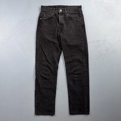 Levis 505 Vintage 90s 40505 Orange Tab Black Jeans 29x32 USA 1990s Act 28x28