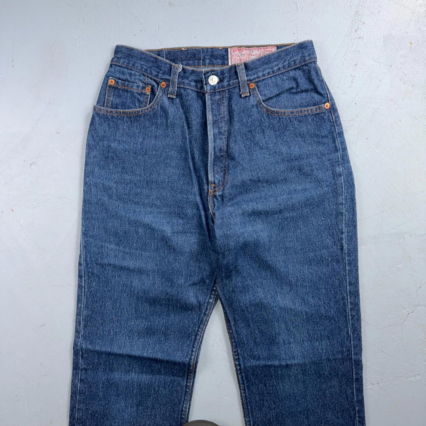 Levis 501 Vintage 80s USA XX Straight Leg Jeans High Rise Sz 13 Womens Act 27x31