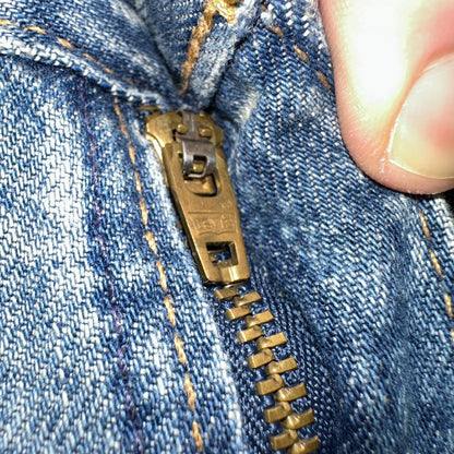 Levis 505 Vintage 90s USA XX Jeans Blue 501 Thrashed Med Wash 36x36 Act 36x30