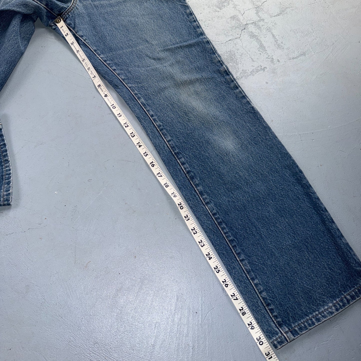 Levis 501 Vintage 80s USA XX Straight Leg Jeans Blue 26501 0159 30x31 Act 28x31