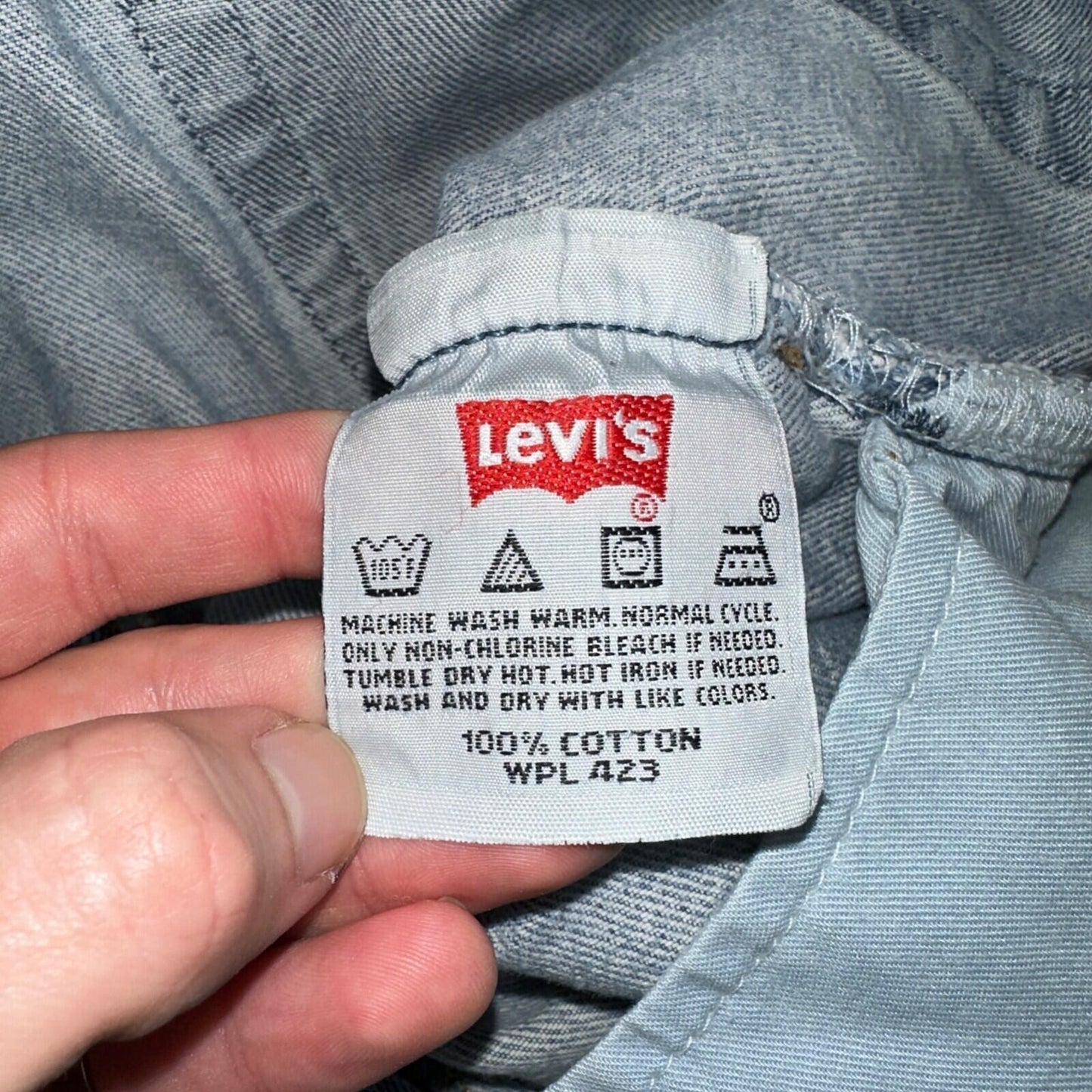 Levis 501 Vintage 90s Mexico Straight Leg Jeans 40x32 Y2K Light Wash Act 38x30