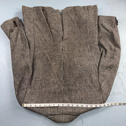 Harris Tweed PBM Vintage 42 Blazer Gray Herringbone Wool Sport Coat USA 1970s