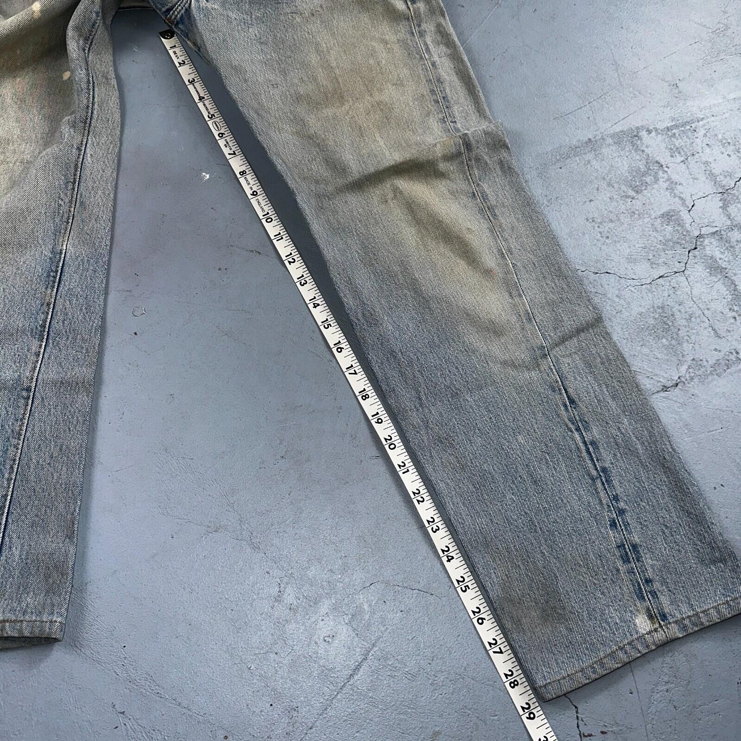 Levis 501 Vintage 80s Redline Selvedge USA XX Jeans Light Wash 1980s Act 28x29