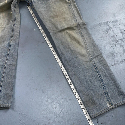 Levis 501 Vintage 80s Redline Selvedge USA XX Jeans Light Wash 1980s Act 28x29