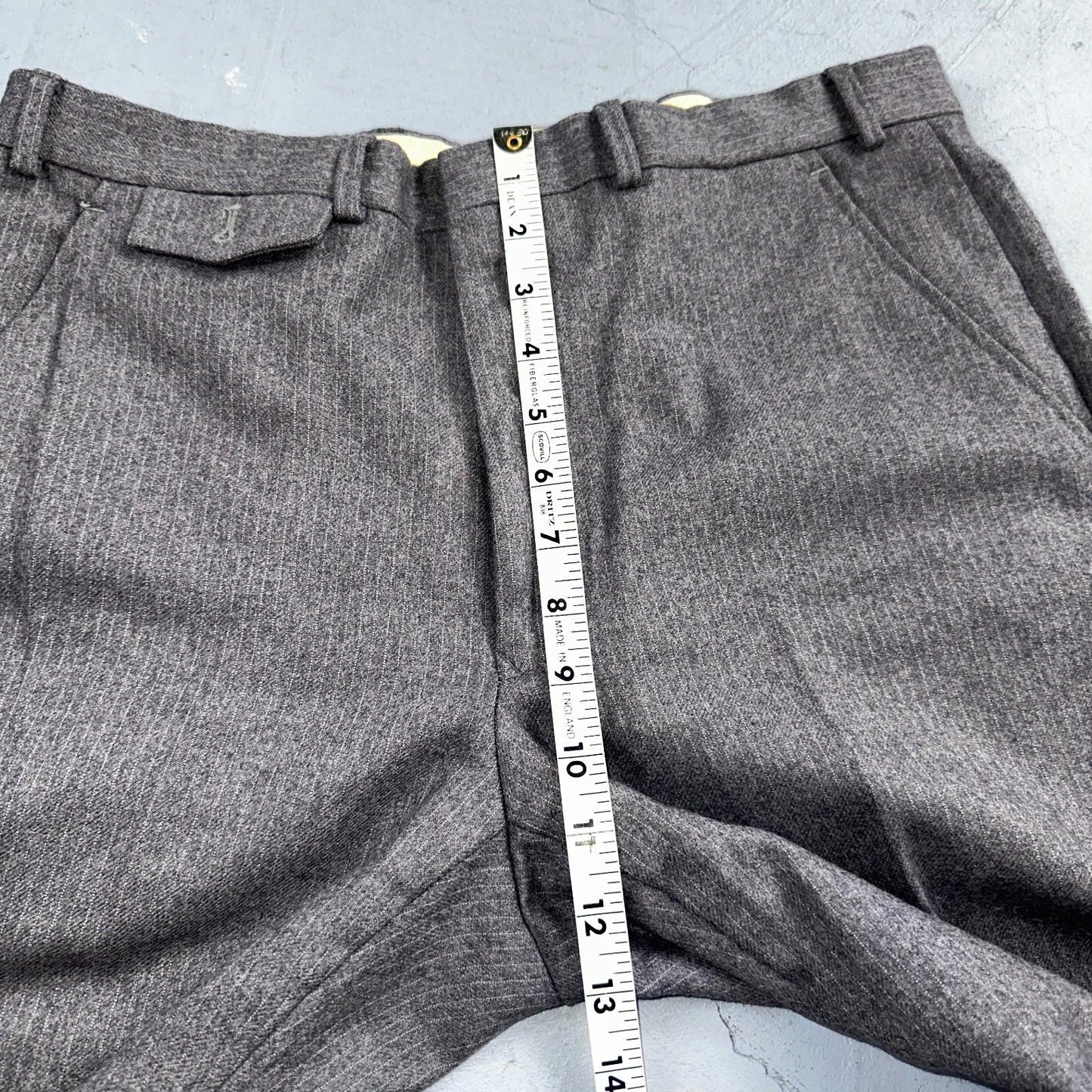 VTG Mens 2 PC Suit 41 Jacket Coat Pants Gray Rockabilly 80s Egon Von Furstenberg
