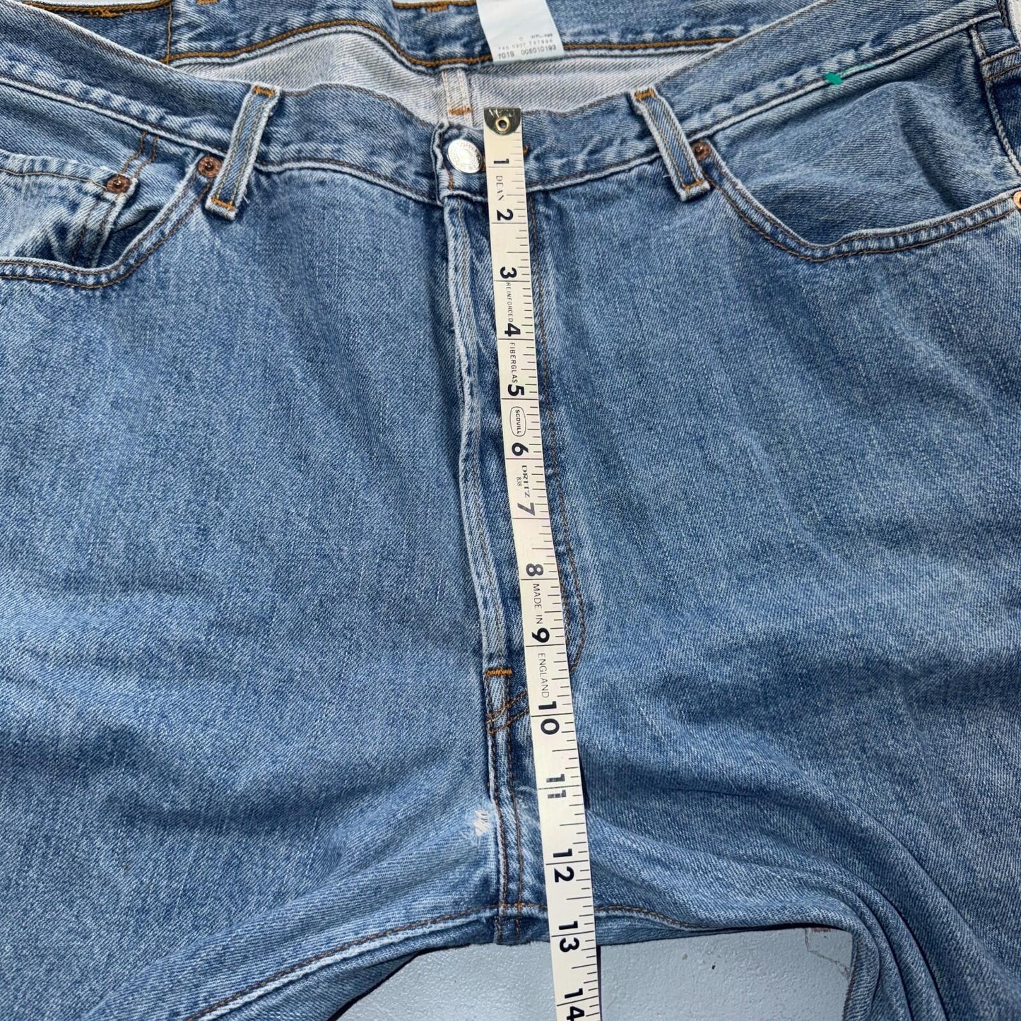 Levis 501 Vintage Y2K XX Straight Leg Jeans Blue Light Wash 40x32 Act 40x30