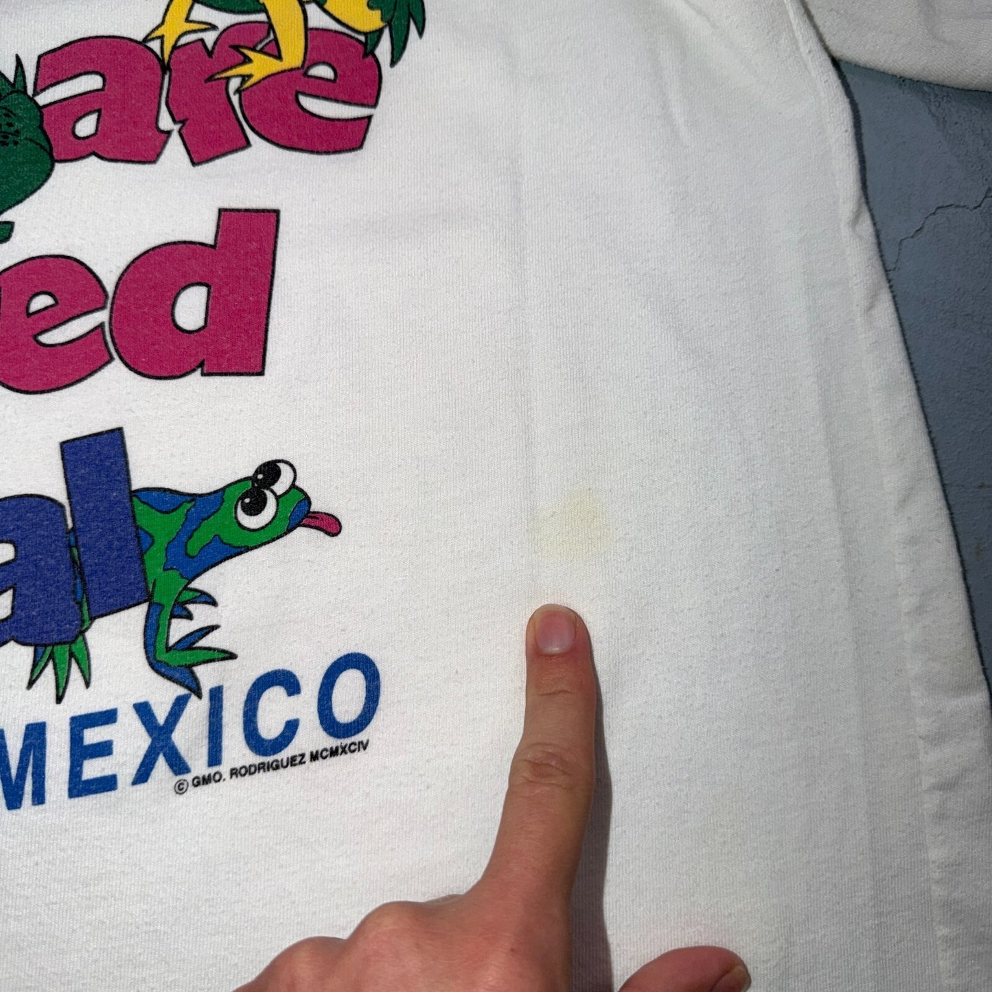 Senor Frogs VTG T Shirt Mexico Travel Club Party Frogs Funny Cute Graphic Colors