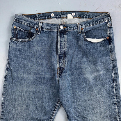 Levis 501 Vintage 90s XX Straight Leg Jeans Y2K Light Wash 40x30 Act 37x30