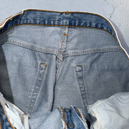 Levis 501 Vintage 90s USA XX Straight Leg Jeans Blue Light Wash 38x30 Act 37x29