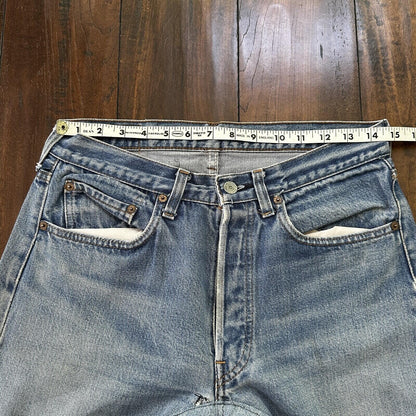 Levis Vintage 80s Redline Selvedge USA 501 XX Jeans 66 70s Light 32x36 Act 29x30