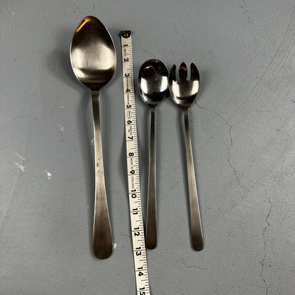 Towle Lauffer  MAGNUM  JAPAN 18/8 Satin Stainless Flatware Lot of 3