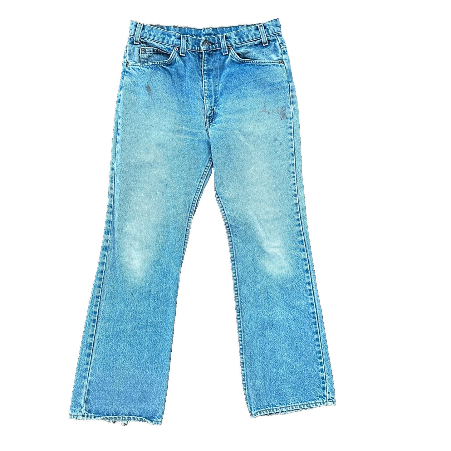 Levis 517 Vintage 80s USA Orange Tab Bootcut Flare Blue Jeans 34x31 Act 31x28