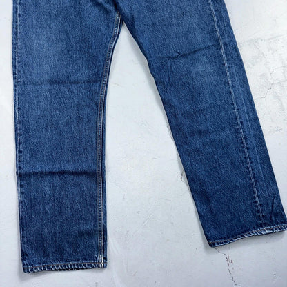 Levis 501 Vintage Y2K 90s XX Straight Leg Jeans Blue Med Wash 38x33 Act 36x29
