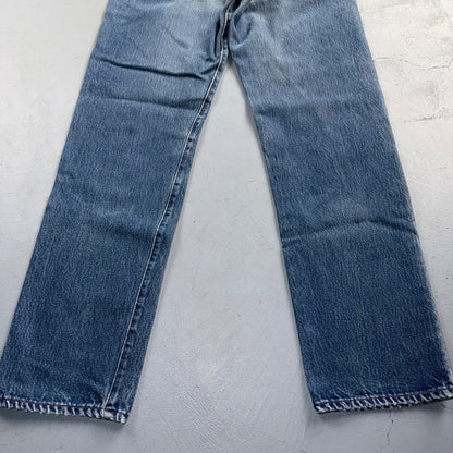 Levis 501 Vintage 80s Redline Selvedge USA XX Jeans Light Wash 29x32 Act 28x29