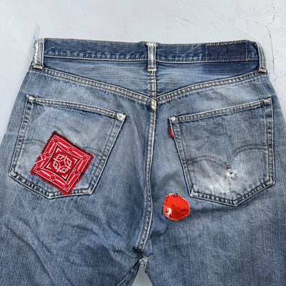 Levis 501 Big E Vintage 60s Redline Selvedge USA XX 1960s Jeans 66 Act 31x30