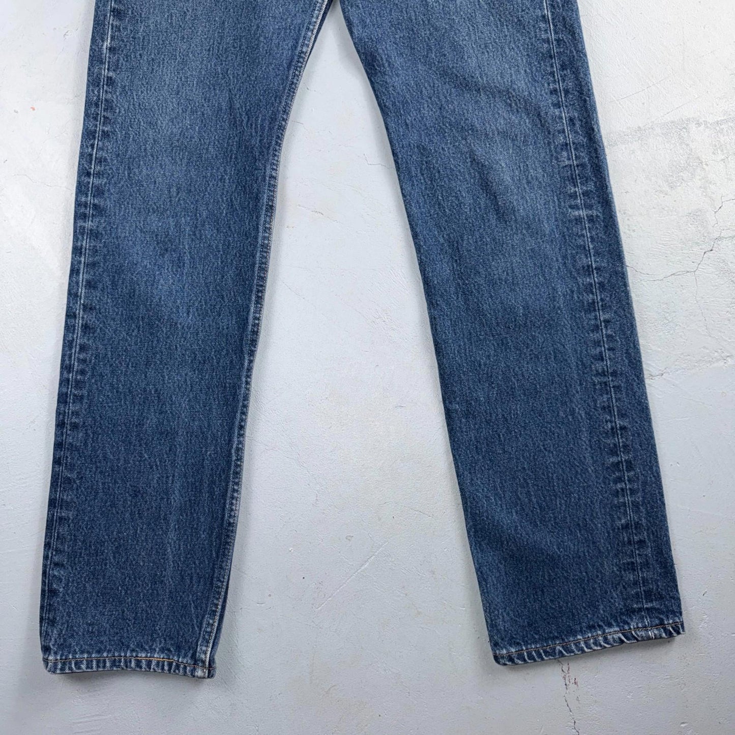 Levis 501 Vintage 90s USA XX Straight Leg Jeans Blue Med Wash 32x36 Act 31x33