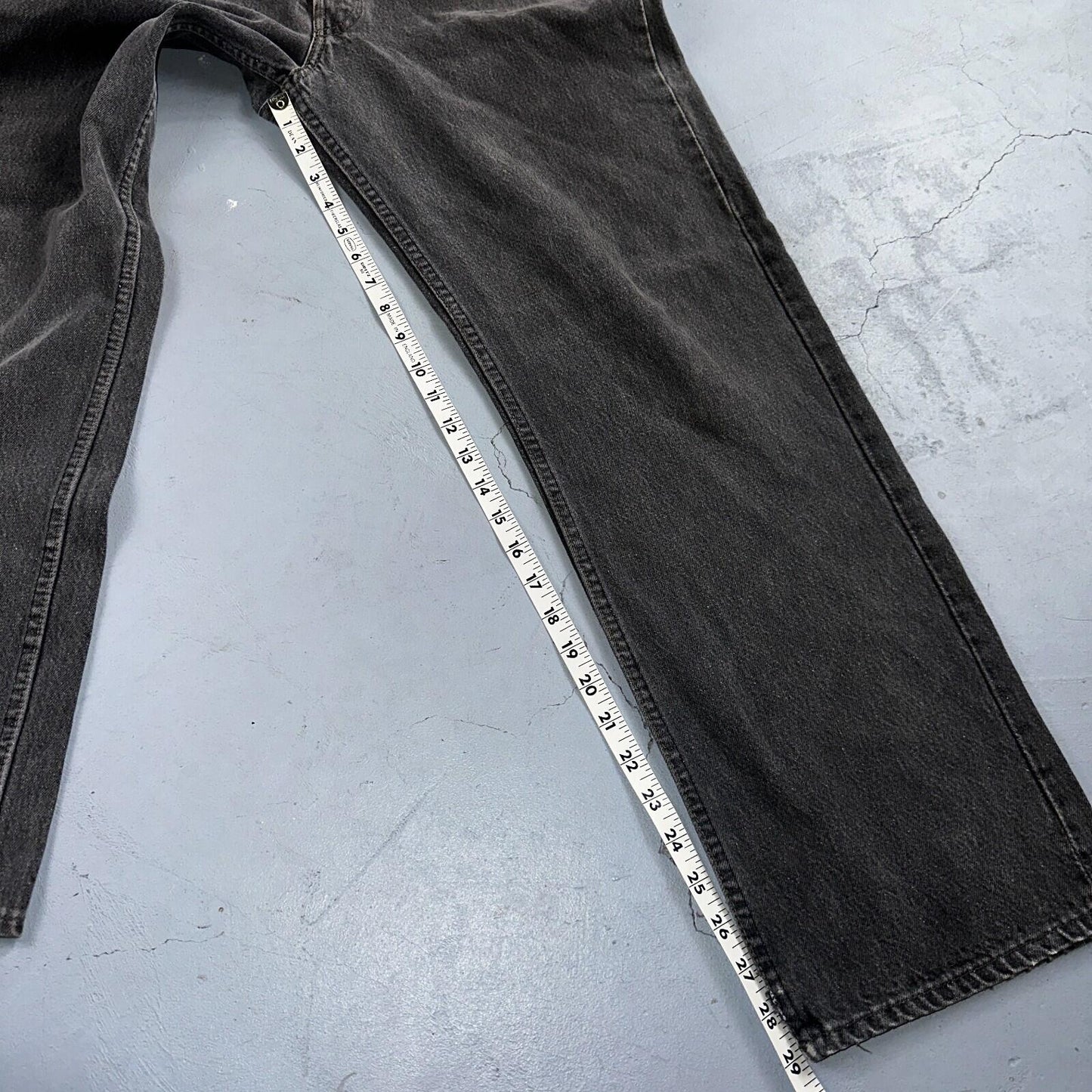 Levis 501 Vintage 90s USA XX Straight Leg Jeans Gray Light Wash 38x30 Act 36x29