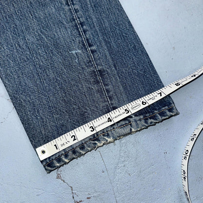 Vintage LEVIS 505 Jeans Big E 1960s Denim 30x26 USA 60s 501 502 Talon Zipper