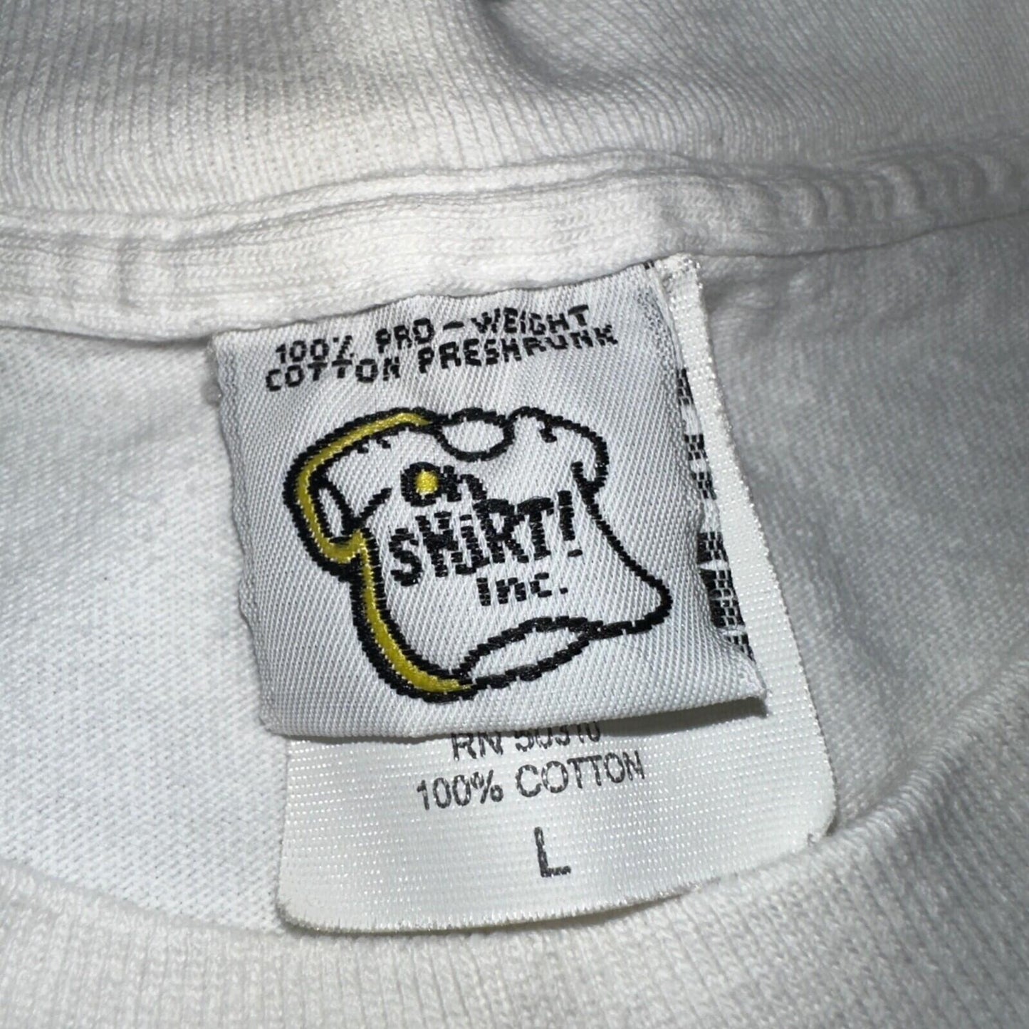 Circuit Breakers VTG T Shirt 90s Single Stitch Sun Electric Graphic Large White