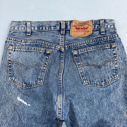 Levis 501 Vintage 90s USA XX Straight Leg Jeans Blue Med Wash 31x34 Act 29x32