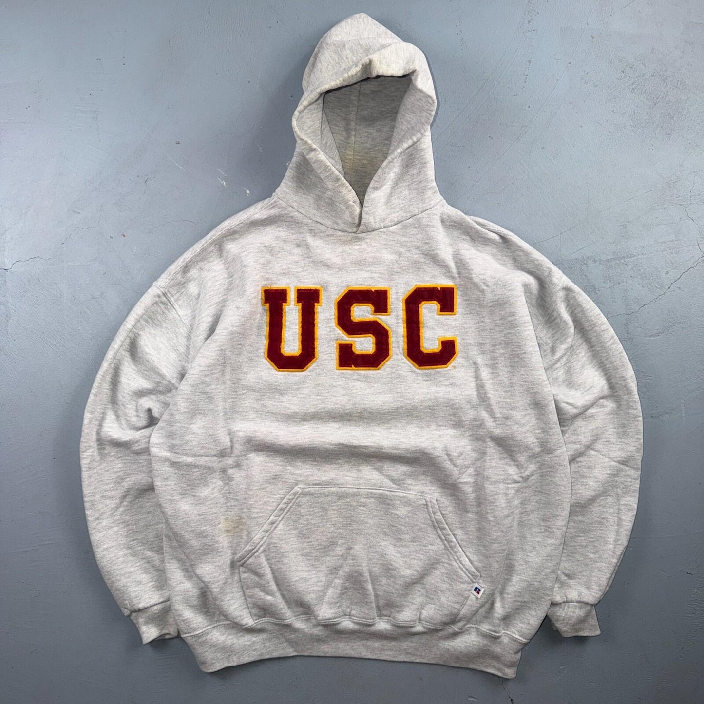 VTG Russell Athletic USC Hoodie Sweatshirt 2XL South Carolina College Trojans