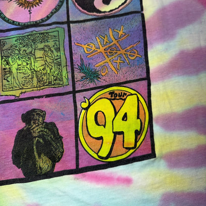 Rush Counterparts 1994 Original VTG T Shirt Music Rock Concert Tour 94 Tye Dye