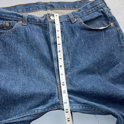 Levis 501 Vintage 80s USA XX Straight Leg Jeans Blue Dark Wash 40x34 Act 36x30