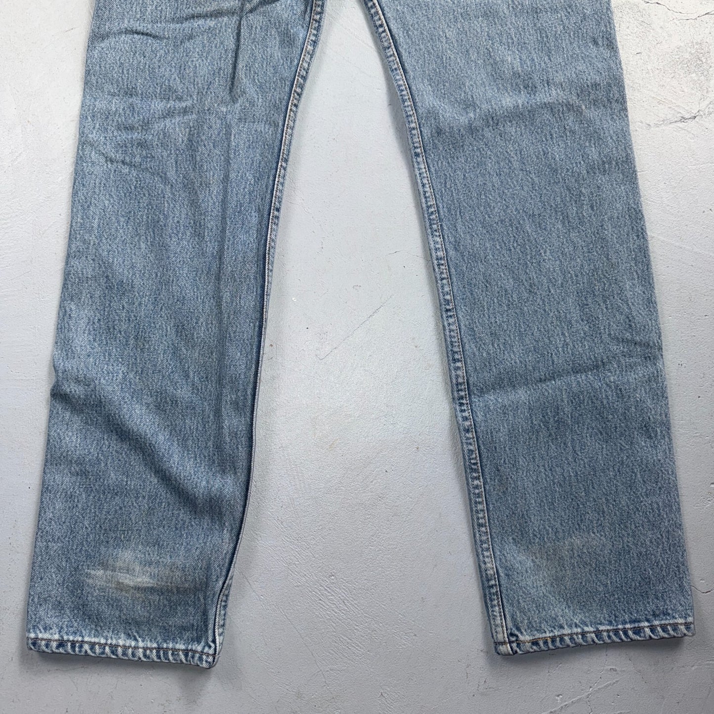 Levis 501 Vintage 90s Y2K XX Straight Leg Jeans Blue Light Wash 30x34 Act 28x32