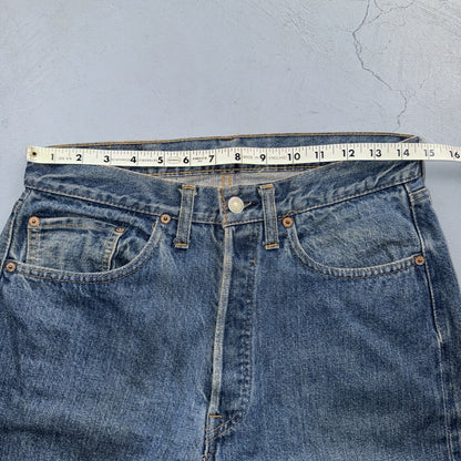 Levis 501 Vintage 70s SS Redline Selvedge USA Jeans Med Wash 32x34 Act 29x29