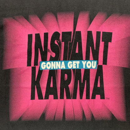 Nike Vintage T Shirt Mens Instant Karma Frank Ocean Lennon Music Rap Pink 90s