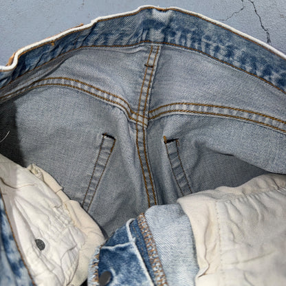 Levis 501 Vintage 80s Redline Selvedge USA XX Jeans Light Wash 35x30 Act 32x28