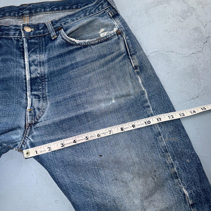 Levis 501 Big E Vintage 60s Redline Selvedge USA XX 1960s Jeans 36x32 Act 34x29