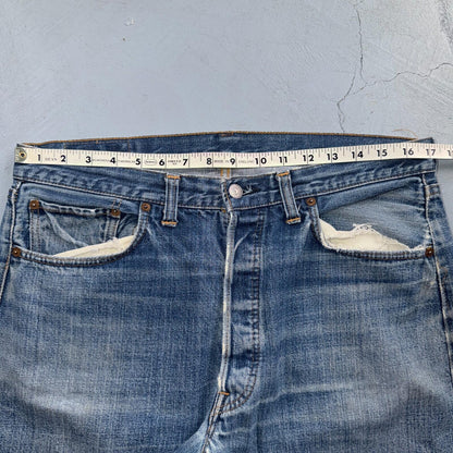 Levis 501 Big E Vintage 60s Redline Selvedge USA XX 1960s Jeans 36x32 Act 34x28