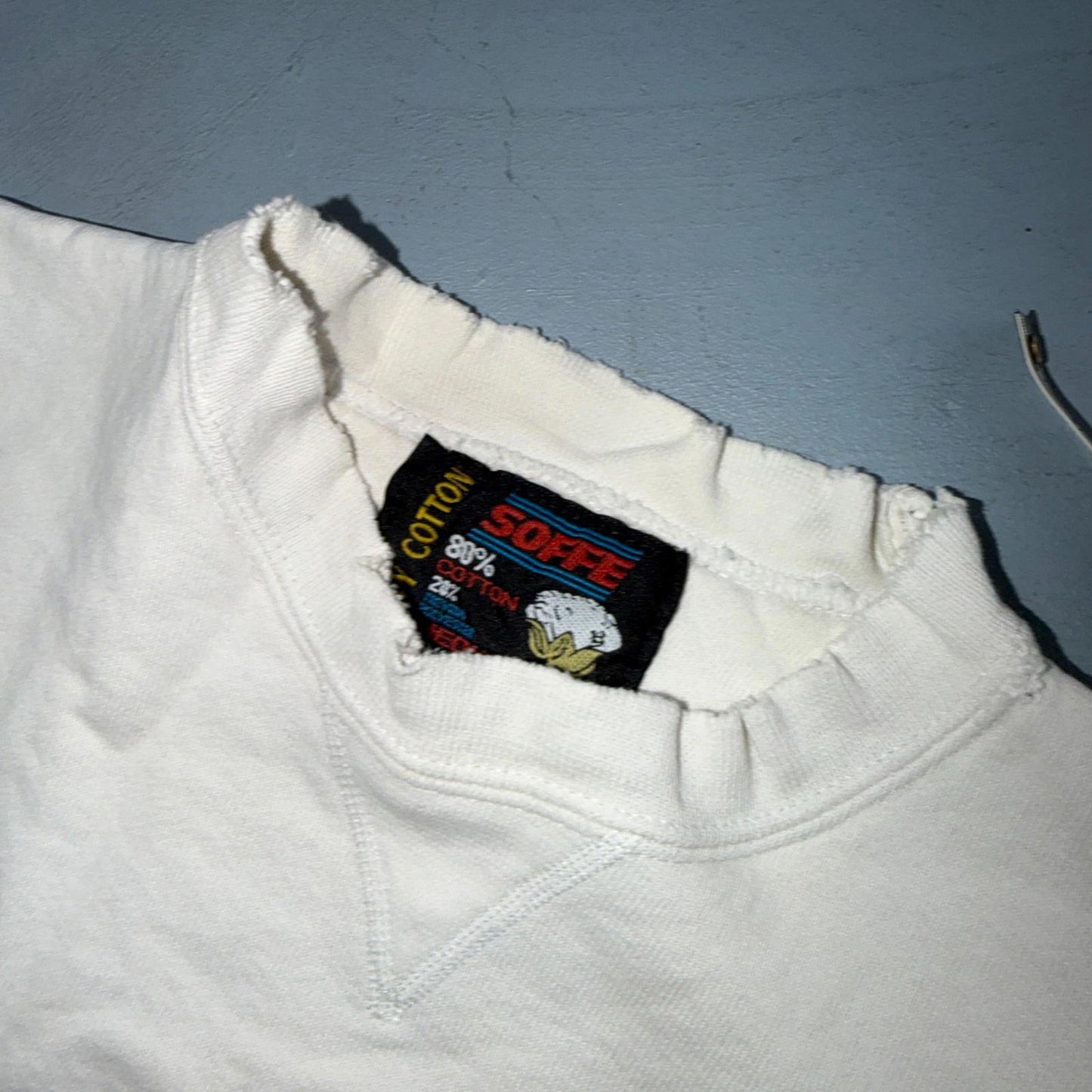 VTG Haines Alaska Sweatshirt Mens Medium White Soffe Travel USA America Basic