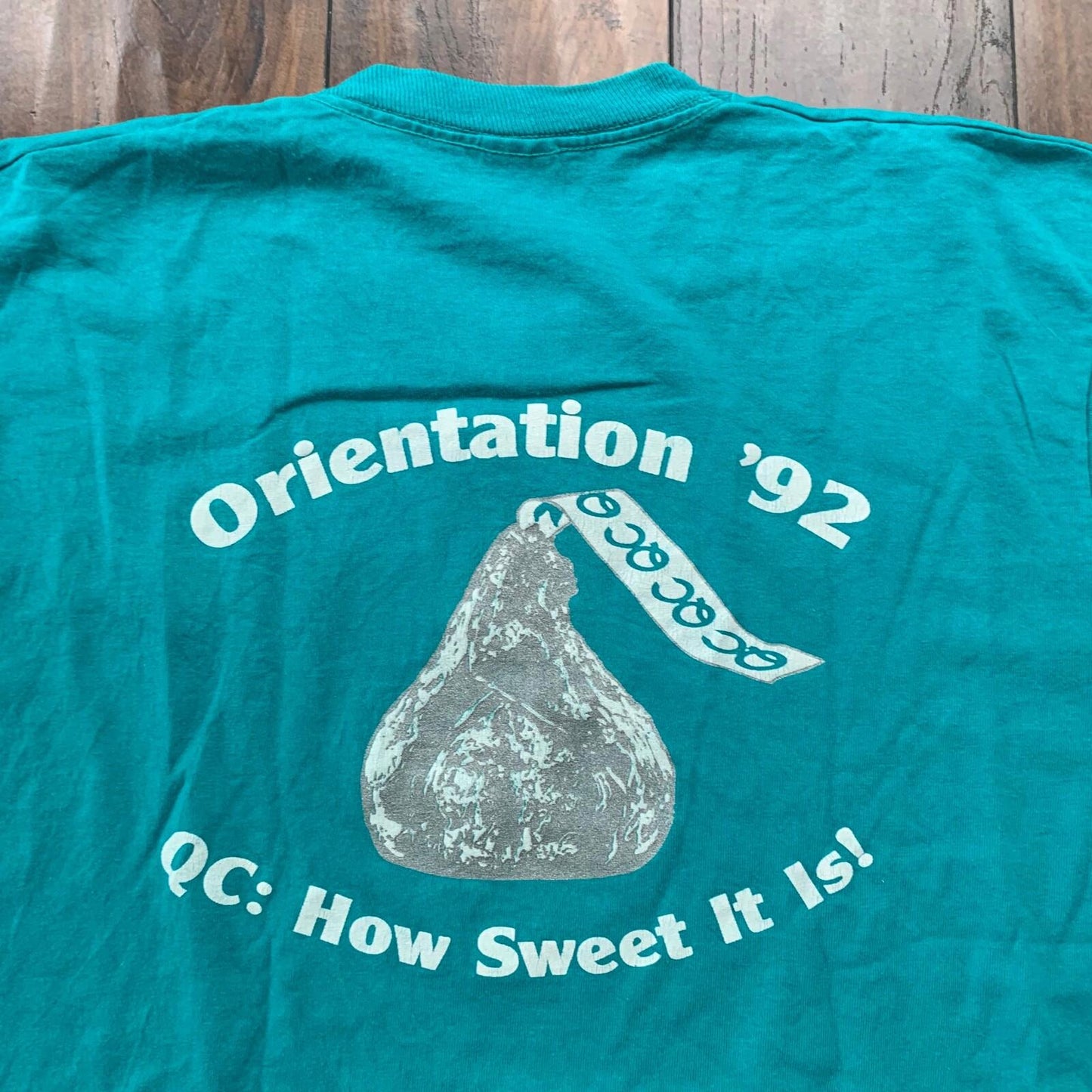 Hersey Kiss Vintage T Shirt Candy Snack 1992 How Sweet Chocolate Rap Music 90s