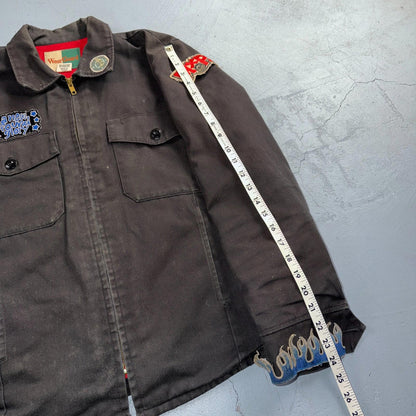 VTG WearGuard Mechanic Work Jacket Workwear New Found Glory Rock Detroit Music