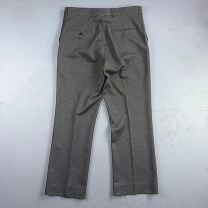 1960s 1970s VTG Mens 3 PC Suit 40 Jacket Coat Pants Gray Union Wool Rockabilly