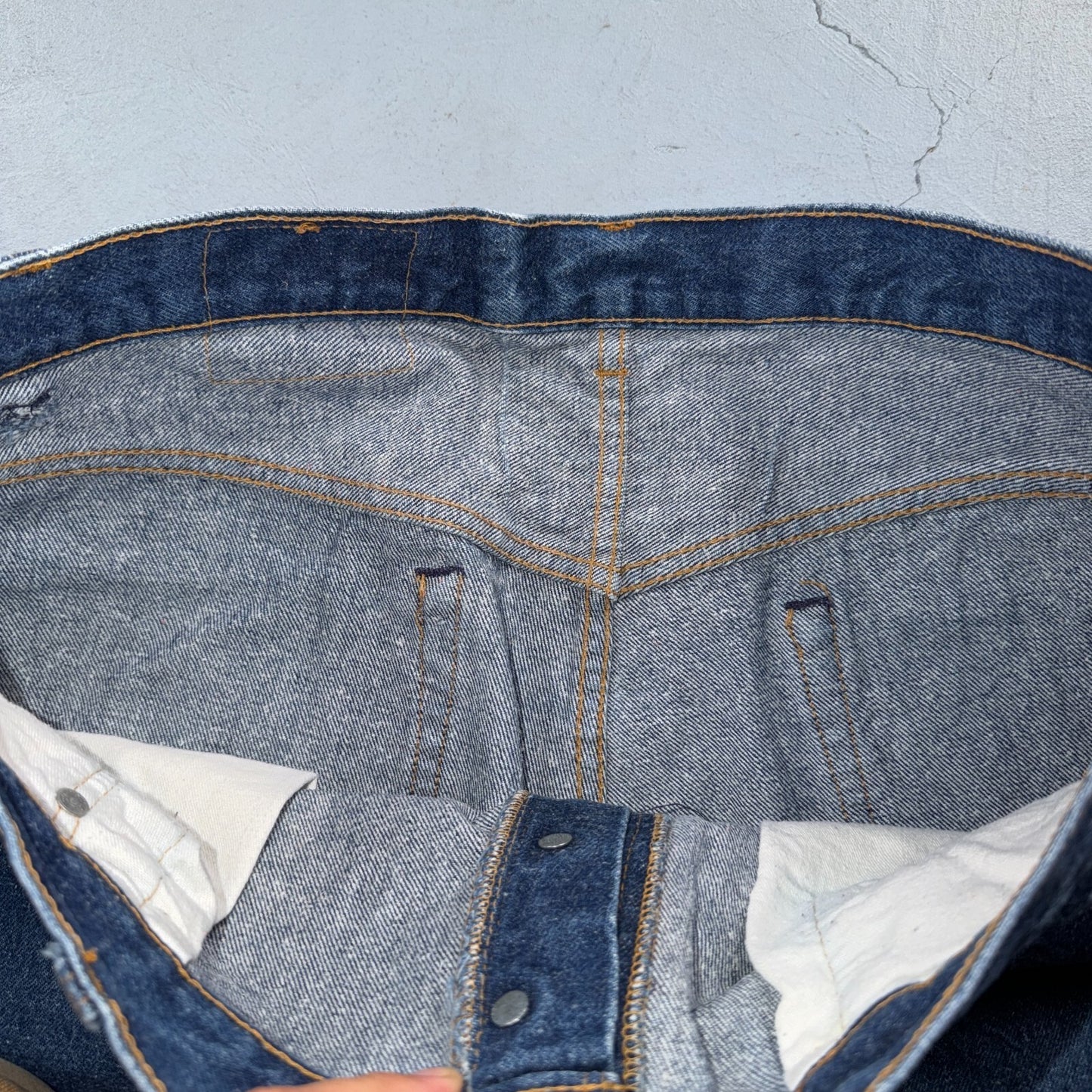 Levis 501 Vintage 80s USA XX Straight Leg Jeans Blue Dark Wash 40x31 Act 37x28