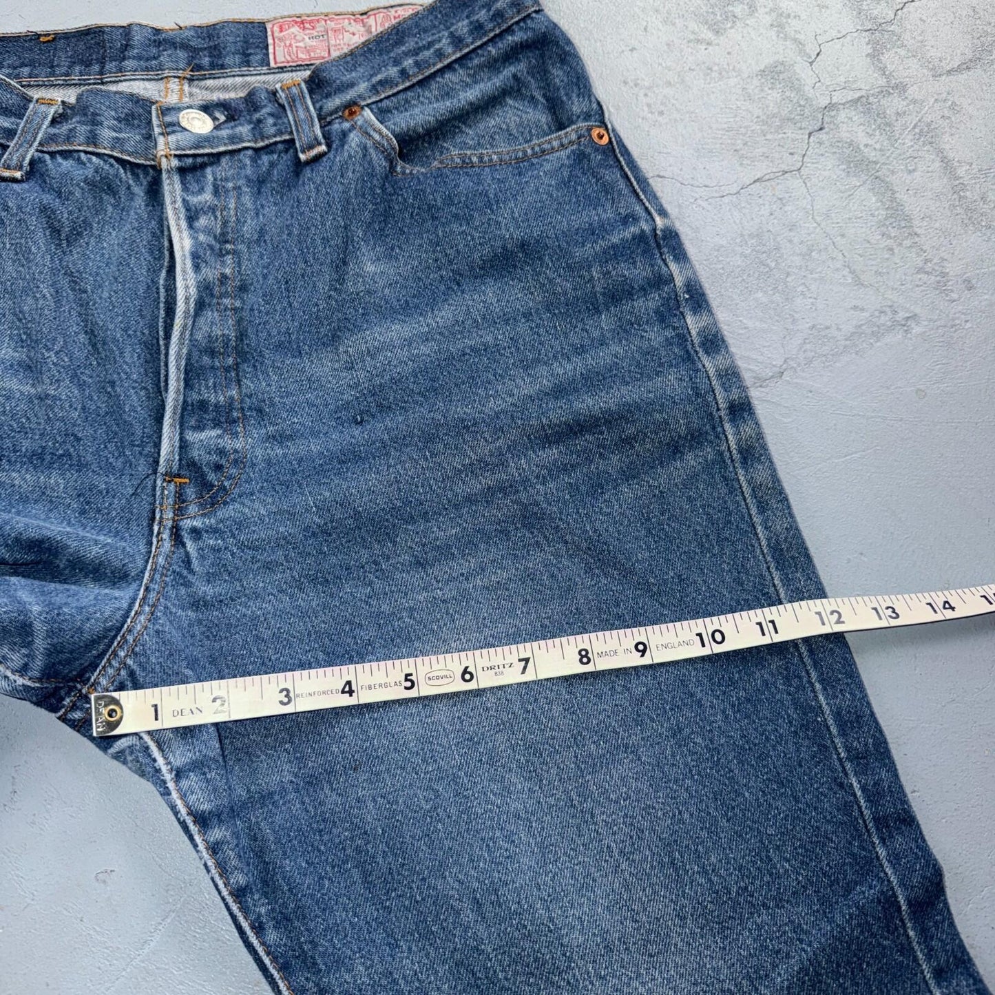 Levis 501 Vintage 80s USA XX Straight Leg Jeans High Rise Sz 13 Womens Act 28x31