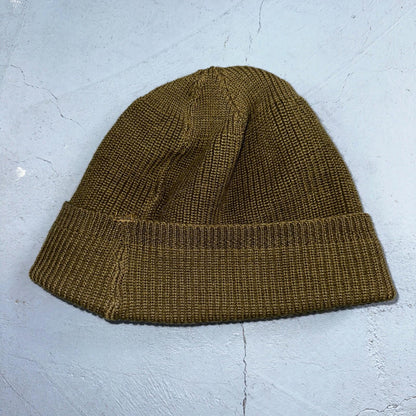 Vintage WWII Watch Cap Hat A-4 Rare Green Air Force Army 40s 50s Military A4 WW2