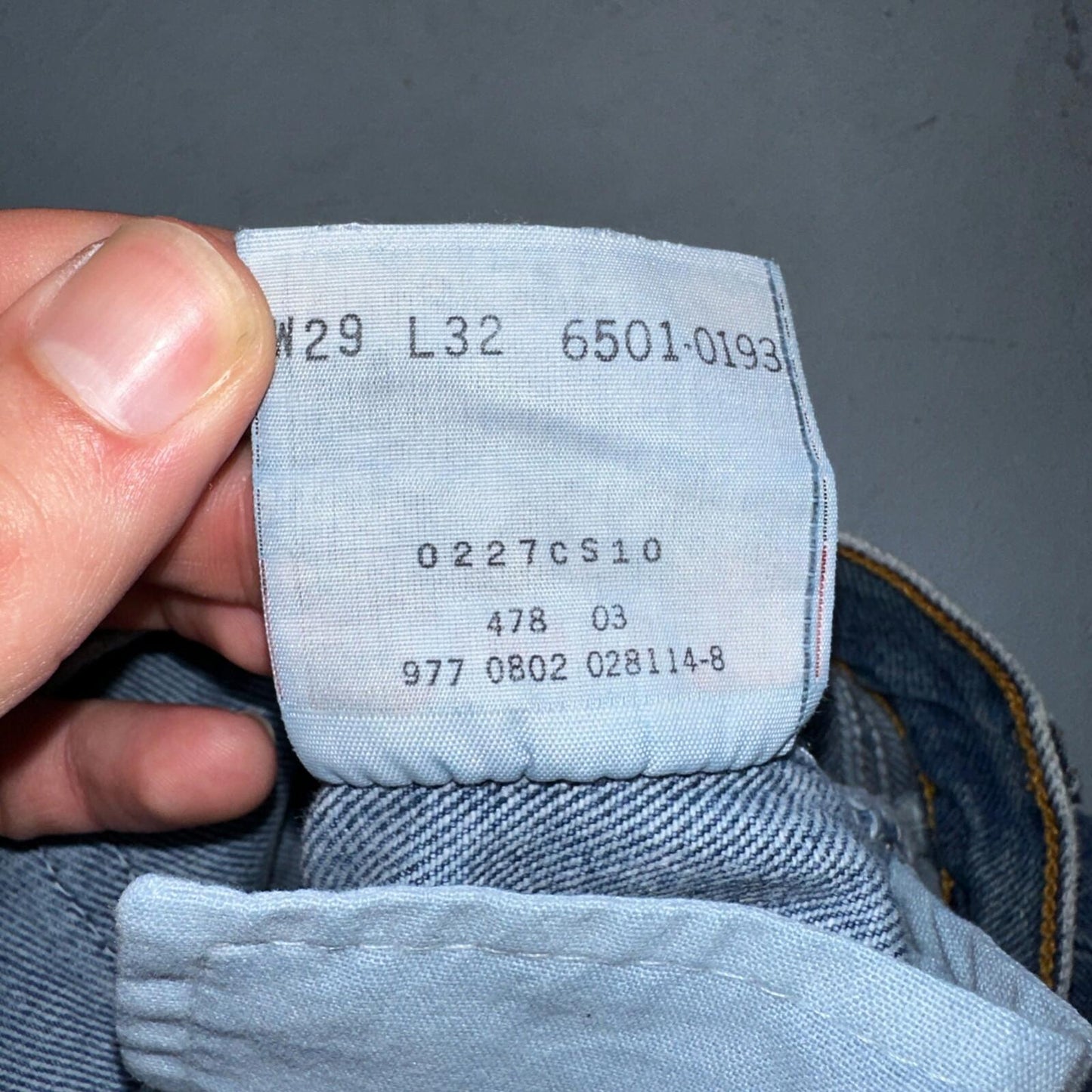 Levis 501 Vintage 90s Mexico XX Straight Leg Jeans 29x32 Y2K Med Wash Act 27x30
