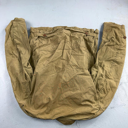 WW2 M41 Army Field Jacket Military 1940s WWII M-1941 Civilian? Unlined Rips