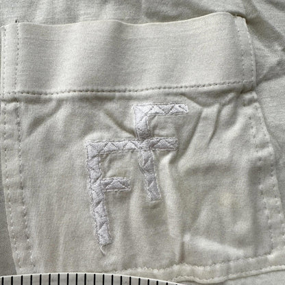 vtg Forge Munsingwear White 70s Shirt poly disco buttons cool white basic 60s