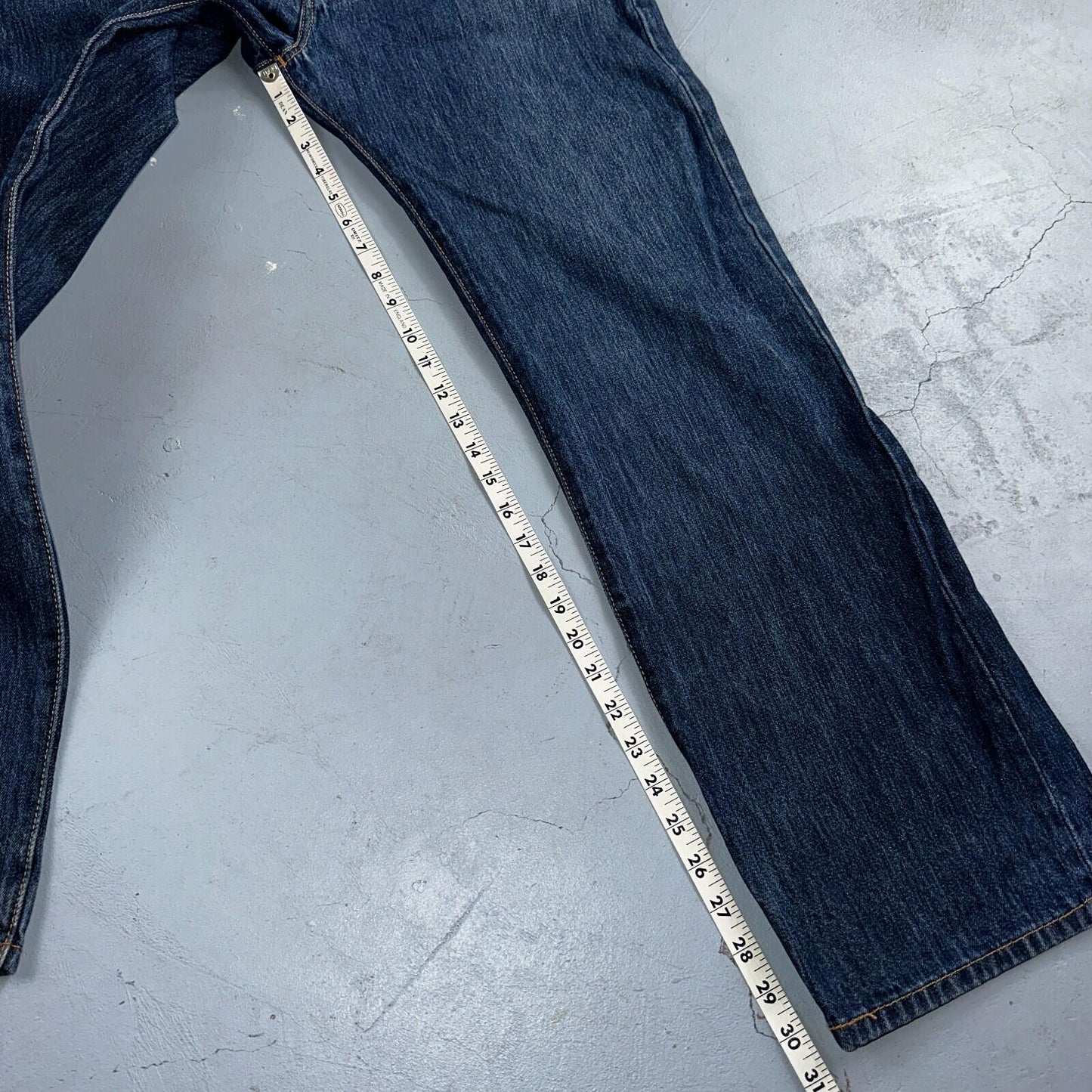 Levis 501 Vintage Y2K Egypt Straight Leg Jeans 36x32 Med Wash Act 36x30