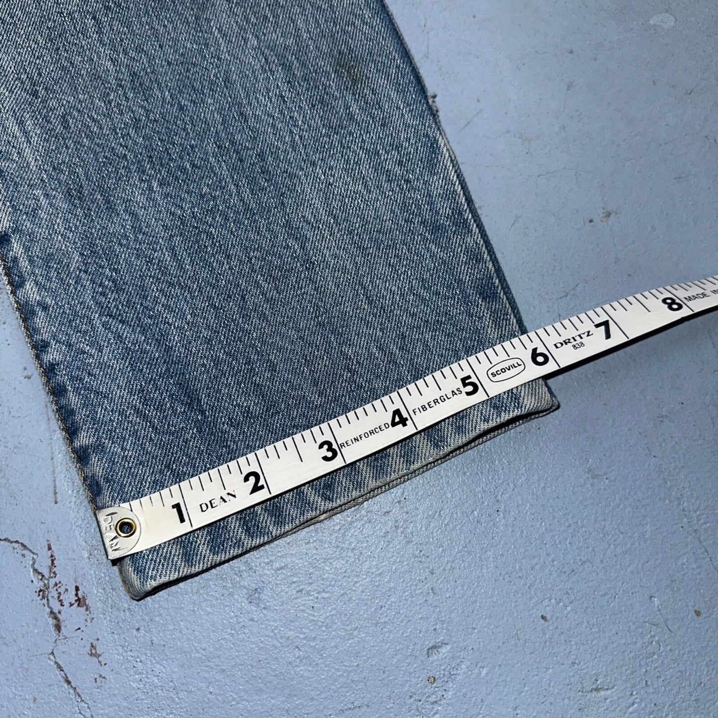 Levis 501 Vintage 80s Redline Selvedge USA XX Jeans Light Wash Skinny Act 29x32