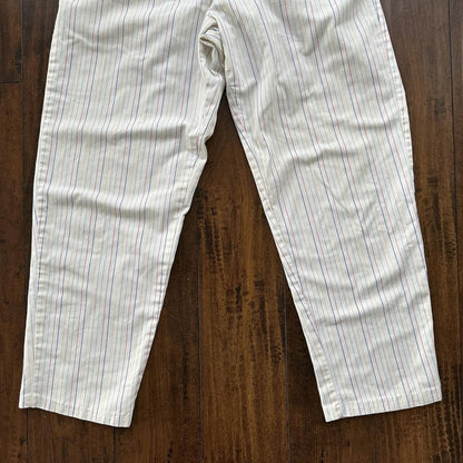Rainbow Stripes Trader Bay Pants Relaxed Chino Chill Rockabilly 70s 80s Party