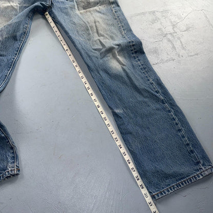 Levis 501 Vintage Y2K XX Straight Leg Jeans Blue Light Wash 35x34 Act 33x31