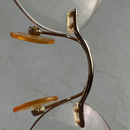 Safilo Design SD 3100 RX500 Eyeglasses Frames Rimless Titanium Gold 00-17-135